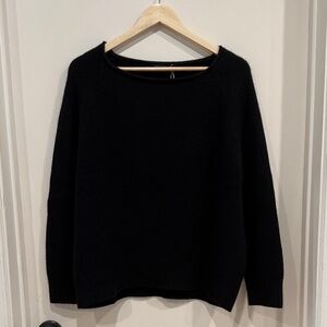 NAKEDCASHMERE ‘Dawn’ Cashmere Sweater in Black sz S EUC